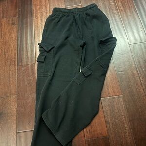 Black Cargo sweatPants